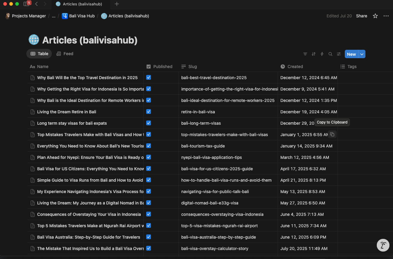 Bali Visa Hub Screenshot 3