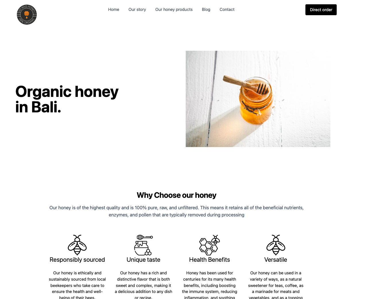 Gowild Honey Bali Project